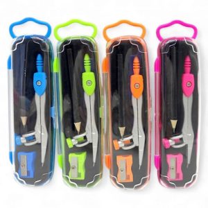 Циркуль, стругачка,олівець, в боксі (МІКС ВИДІВ)