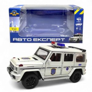 Машина "Авто Експерт. Поліція" (металопластик, 1:32, звук, світло, інерція, відкриваються двері)