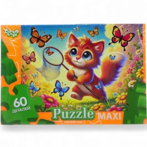 MAXI PUZZLE 60 "КОТИК З САЧКОМ"