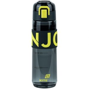 Пляшечка для води, 680 мл, чорно-жовта