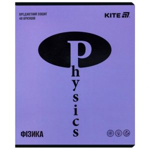 Зошит предметн. 48 арк., кл., софт тач+УФ, Bright, фізика