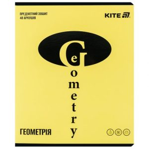 Зошит предметн. 48 арк., кл., софт тач+УФ, Bright, геометрія
