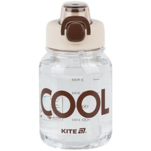 Пляшечка для води, 700 мл, біло-коричнева