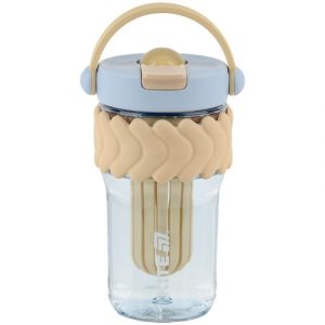 Стакан для води, 700 мл, бежево-блакитний