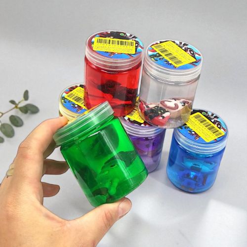 ІГРАШКА-АНТИСТРС СЛАЙМ З ФІГУРКОЮ "ГЕРОЇ МАРВЕЛ" (ЧЕРВОНИЙ)