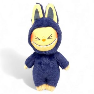 Іграшка мʼяка "Лабубу ТЕМНО-СИНЯ" 34 см