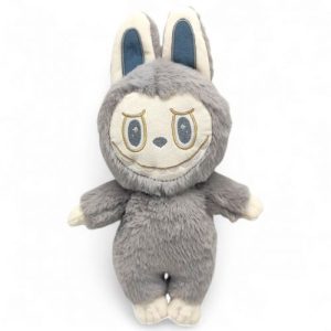 Іграшка мʼяка "Лабубу" 33 см (СІРА)