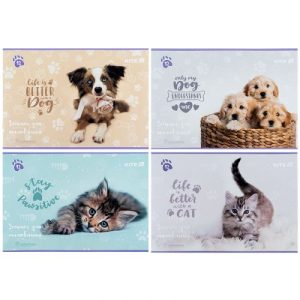 Зошит для малювання, 12 арк., скоба, софт тач + УФ лак, RH