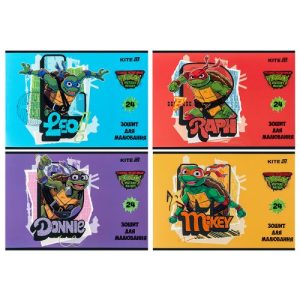 Зошит для малювання, 24 арк., скоба, софт тач + УФ лак, NT