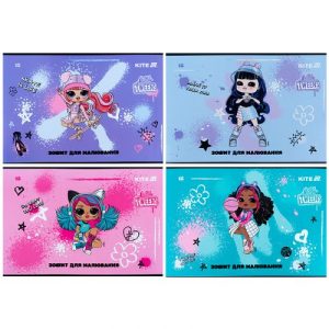 Зошит для малювання, 12 арк., скоба, УФ лак + глітер, LO