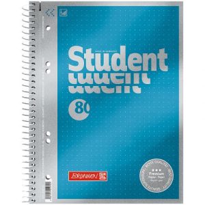 Коледж-блок А5 Premium крапка., мет. бл., 80 арк.