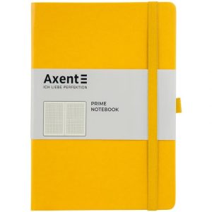 Книга записна Partner Prime, 145*210, 96арк, кліт, жовта