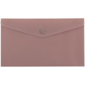 Папка-конверт на кнопці DL, Morandi рожевий