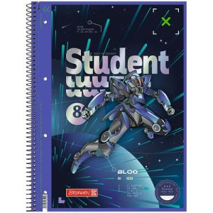 Коледж-блок А4 Premium, лінія, 80 арк.,Robot Heroes