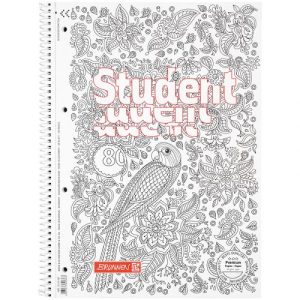 Коледж-блок А4 Premium, лін.., 80 арк., Zenart bird