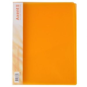 Папка-швидкозшивач А4, прозора помаранч