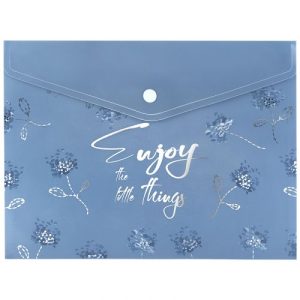 Папка на кнопці А5+ Flower Symphony-3