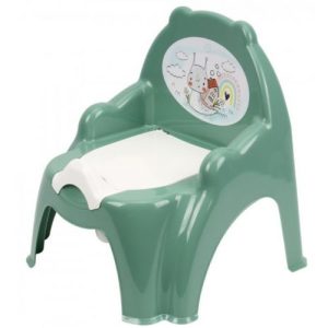 Горщик дитячий, пластиковий, "Равлик" (бірюзовий)