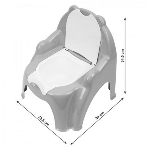 Горщик дитячий, пластиковий, "Овечка" (рожевий) - Зображення 2