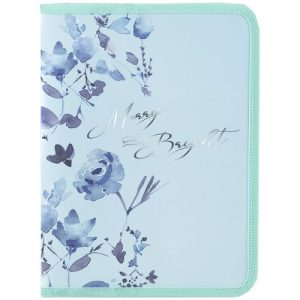 Папка об'ємна на блискавці А5+ Flower Symphony-1