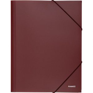 Папка на гумках, А4, бордова