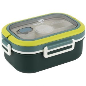 Ланчбокс з розділювачем 1100 мл, зелений