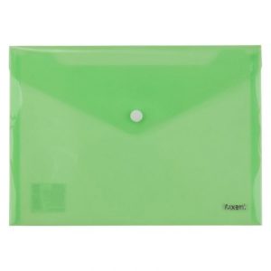 Папка на кнопці А5, зелена