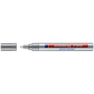 Маркер Paint e-750 2-4 мм круглий срібний