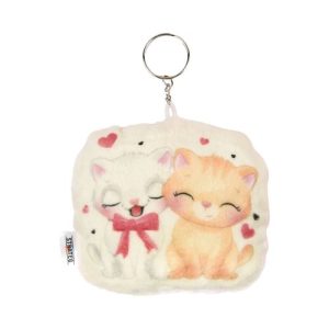 Плюшевий брелок "Романтичні кошенята"