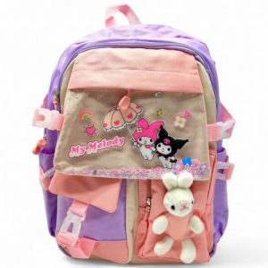 Рюкзак шкільний "САНРІО. КУРОМІ" 44х30х20 см (БУЗКОВИЙ)