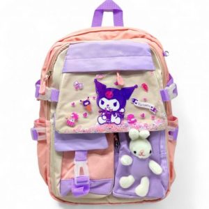 Рюкзак шкільний "САНРІО. КУРОМІ" 44х30х20 см (РОЖЕВИЙ)