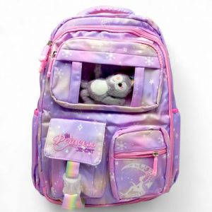 Рюкзак шкільний 30×46×17 см (БУЗКОВИЙ)