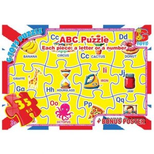 Пазли із серії  "Англійська Абетка", 35 ел