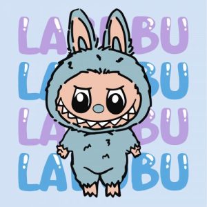 Картина за номерами "Він Лабубу" 25х25 см