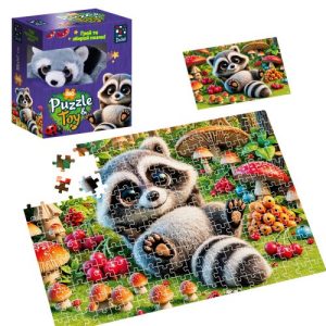 Пазли з мʼякою іграшкою "De.tail. ЄНОТИК" 260 деталей