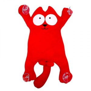 Мʼяка іграшка "Кіт Саймон" (32см) (ЧЕРВОНИЙ)