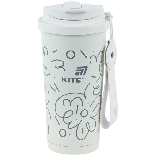 Термокружка 550 мл, біла