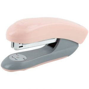 Степлер Welle-2 пласт., №24/6, 20 арк., Pastelini, рожевий