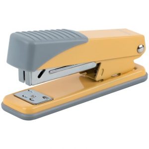 Степлер Exakt-2 метал.,№24/6, 25 арк.,Earth colors жовтий