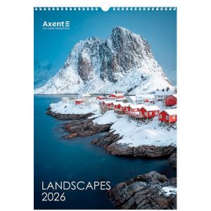 Календар настінний А3 2026 р., Landscapes