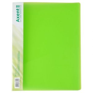 Папка-швидкозшивач А4, прозора зелена