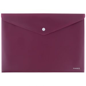 Папка на кнопці, А4, Earth colors бордо