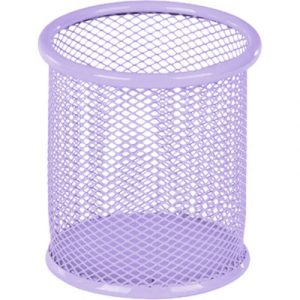 Підставка для ручок кругла 80х80х100мм, мет, бузкова