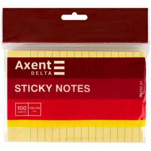 Блок паперу з клейким шаром 100x150мм,100арк.лінія