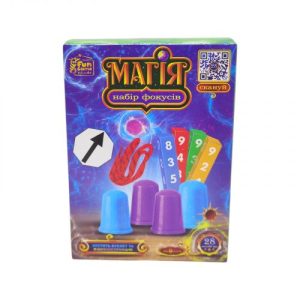 гр Набір фокусів "Магія" 38488 (36/2) "4FUN Game Club", 28 способів гри, QR-код з відео майстер-класом, у коробці