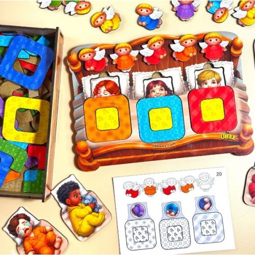 Дидактична гра "Малюки у ліжечку"