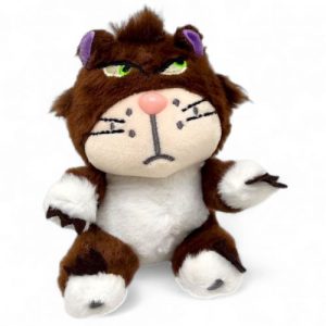 Мяка іграшка-брелок "Кіт", 12 см (КОРИЧНЕВИЙ)