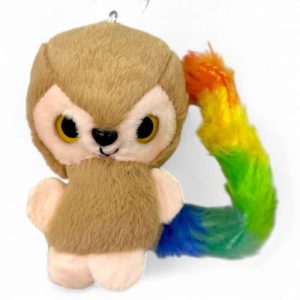 Мяка іграшка-брелок "Лемури" 20 см (СВІТЛО-КОРИЧНЕВИЙ)
