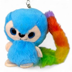 Мяка іграшка-брелок "Лемури" 20 см (БЛАКИТНИЙ)