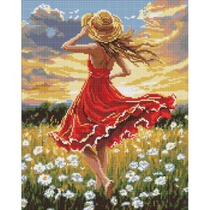 Алмазна мозаїка "ТАНЕЦЬ В ПОЛІ" 40х50см